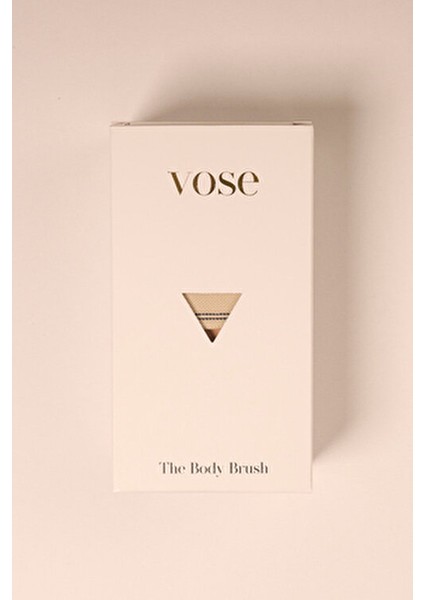 Doğal At Kılı Selülit Fırçası - Vanilla Cilt Bakımı İçin Etkili Ürün Unisex Kullanım