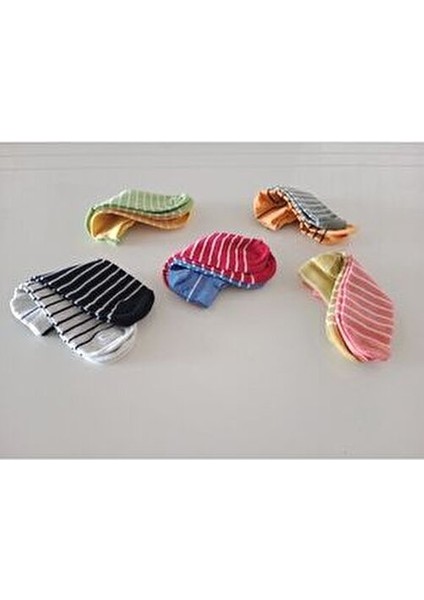 Çember Desenli Patik Çorap 8’li – Kadın, Renkli, Spor ve Günlük Uyumlu” modelleri