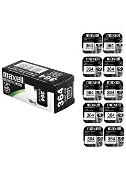 SR621SW 364 Numara 10 Adet Saat ve Cihaz Pili