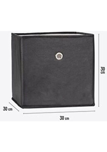 6'lı Kapaksız Saklama Kutusu Sepet Organizer Dolap Içi Çamaşır Oyuncak Düzenleyici 30X30X30 cm fiyatları