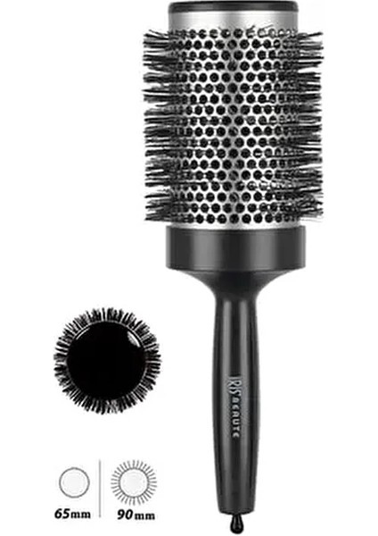 Metal Termal Extra Kalın Fön Fırçası 65 mm Xxl 51127