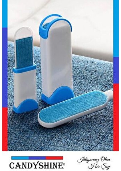 Kendini Temizleyen Kedi Köpek Tüy Kıl Toz Toplayıcı Temizleyici Kendinden Temizlemeli Fırça Seti