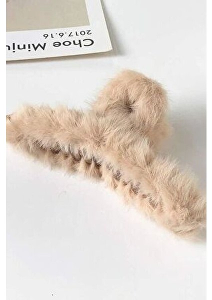 Kadın Kahve Peluş Xl Mandal Toka fiyatları