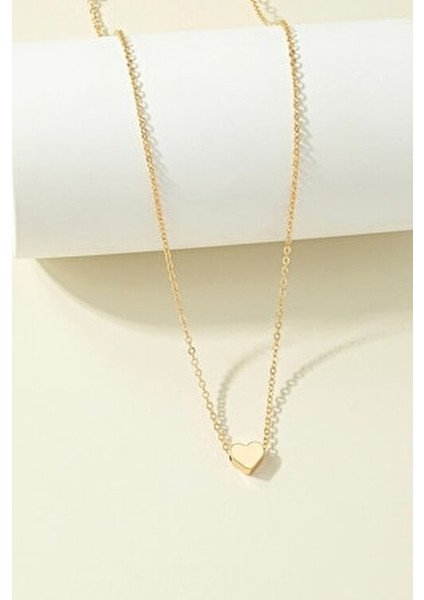 Kadın Gold Minimal Kalp Kolye fiyatları