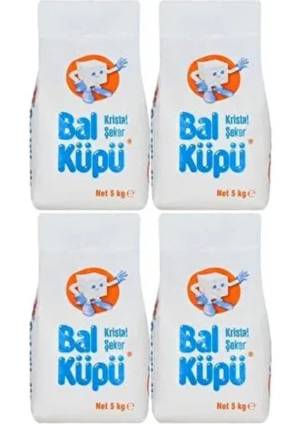 Balküpü Toz Şeker 5kg 4 Adet