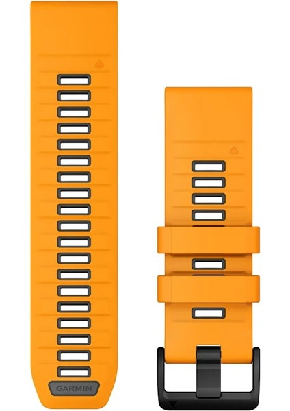 Quickfit 26 mm Yedek Kayış - Kıvılcım Turuncusu/graphite