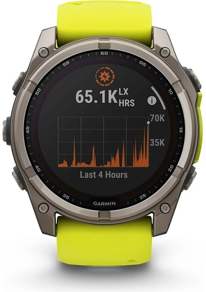 Fenix 8 - 51 Mm, Solar, Sapphire - Titanyum, Amp Sarı/grafit Silikon Kayışlı fiyatları