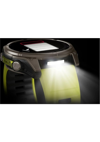 Fenix 8 - 51 Mm, Solar, Sapphire - Titanyum, Amp Sarı/grafit Silikon Kayışlı