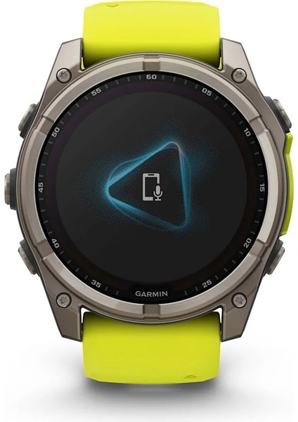 Fenix 8 - 51 Mm, Solar, Sapphire - Titanyum, Amp Sarı/grafit Silikon Kayışlı