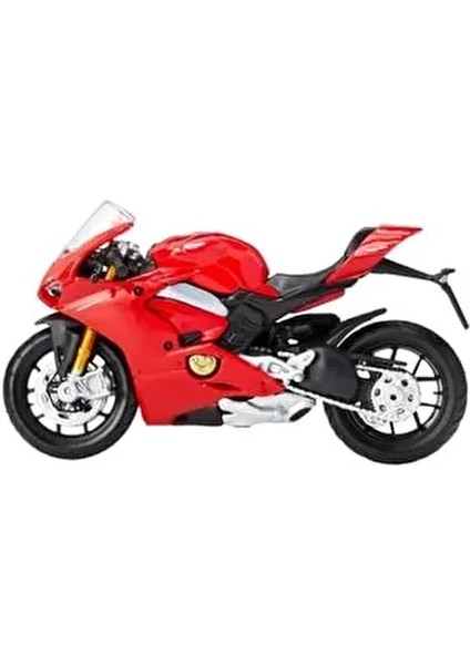 Burago 1:18 Ölçekli DUCATI Panigale V4 Yüksek Kaliteli Plastik Malzeme ile Gerçekçi Tasarım