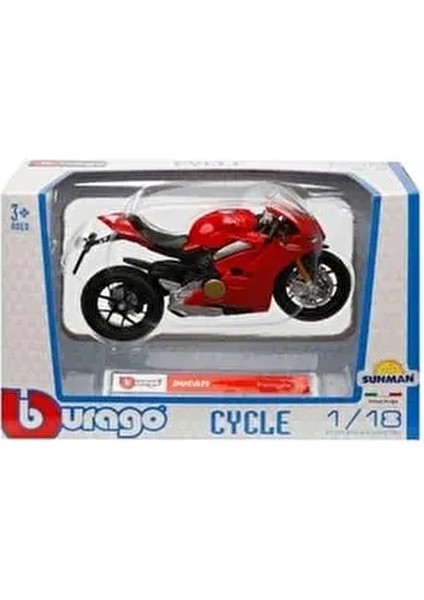 Burago 1:18 Ölçekli DUCATI Panigale V4 Yüksek Kaliteli Plastik Malzeme ile Gerçekçi Tasarım fiyatları