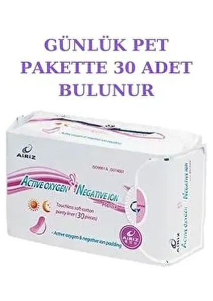 Tiens Airiz Günlük Ped 30 Adet Nefes Alabilen Yüzey ile Konforlu Kullanım
