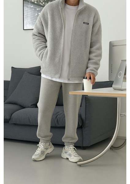 Oversize Peluş Tam Fermuarlı Sweatshirt Peluş Içi Polarlı Sherpa Kumaş Sweatshirt modelleri