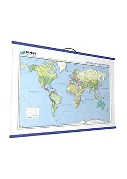 Kabartma Dünya Siyasi Haritası 70X100