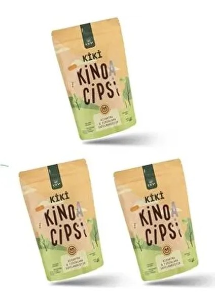 3 x Kiki Kinoa Cipsi 80GR