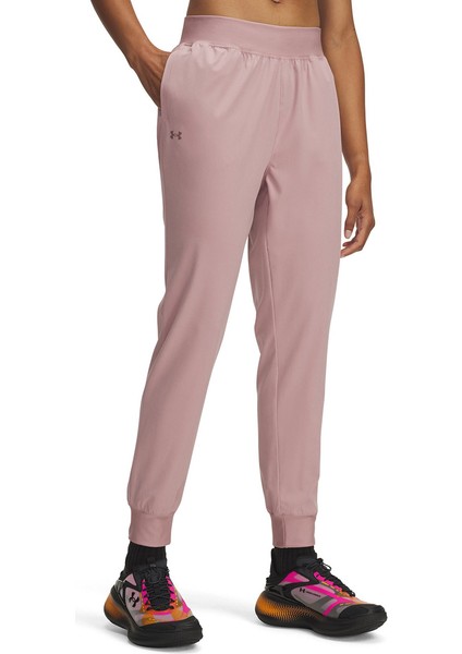Rival Hi Rise Woven Kadın Pembe Eşofman Altı