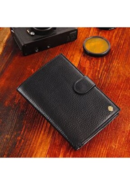 Giordanni Boss Concept Italyan Malı Hakiki Deri Büyük Boy Erkek Cüzdan-Pasaportluk-Kartlık