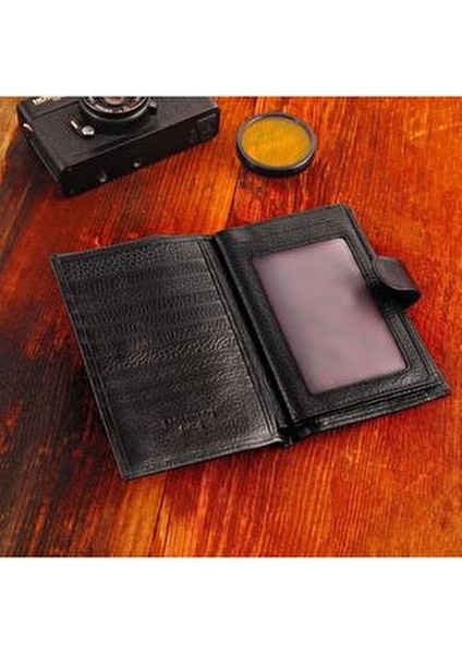 Giordanni Boss Concept Italyan Malı Hakiki Deri Büyük Boy Erkek Cüzdan-Pasaportluk-Kartlık