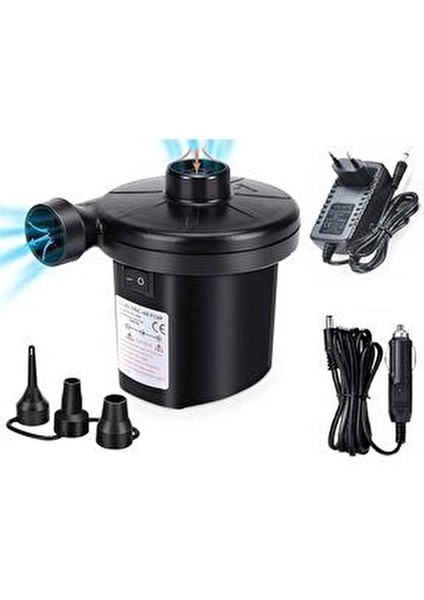 220V Elektrikli Sorelis Hava Pompası Şişme Yatak Bot Simit Şişme Koltuk Deniz Yatağı Pompa Air Pump