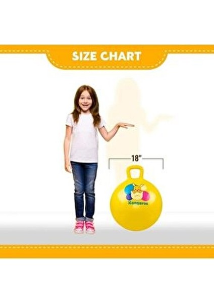 Pompa Turuncu Zıp Zıp Kanguru Top Zıplama Topu Çocuk Pilates 90 kg Taşıma Pompa modelleri