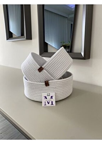 Hasır Sepet Takımı - 3'lü Çok Amaçlı Düzenleyici Set - El Yapımı Banyo ve Mutfak Organizeri indirimleri