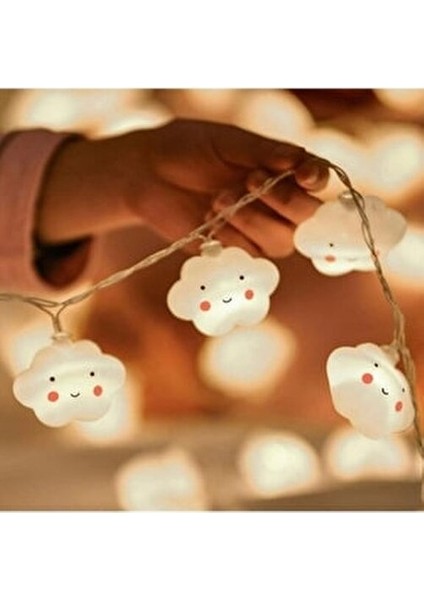 Şirin Bulut 10LU LED Aydınlatma Çocuk Odası Yatak Dekorasyon Lamba Işığı modelleri