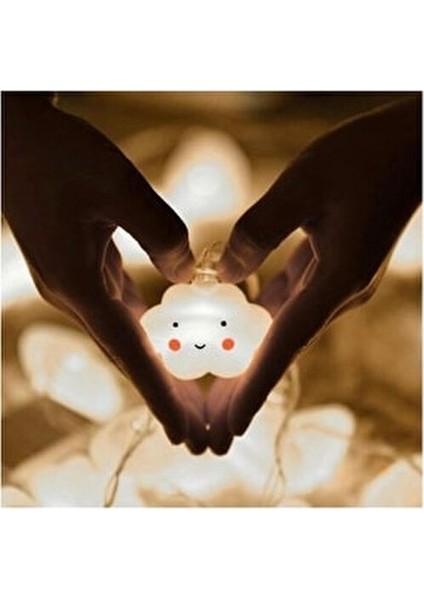 Şirin Bulut 10LU LED Aydınlatma Çocuk Odası Yatak Dekorasyon Lamba Işığı indirimleri