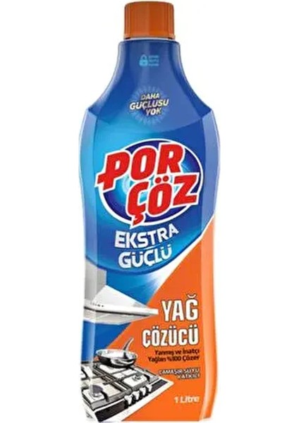 Ekstra Güçlü Yağ Çözücü Mutfak Kullanımı İçin 1 L Kokulu Sıvı Temizlik Ürünü