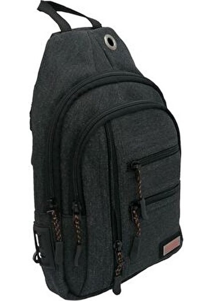 Kadın Omuz Çantası Su Geçirmez Kanvas Kumaş 8 Gözlü USB Çıkışlı Şık Tasarım