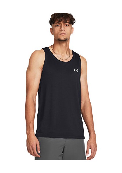 Ua Launch Singlet Erkek Koşu Atleti 1382585-001 Siyah