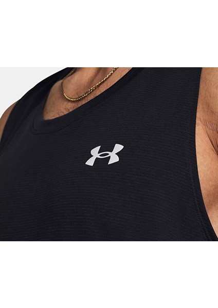 Ua Launch Singlet Erkek Koşu Atleti 1382585-001 Siyah modelleri