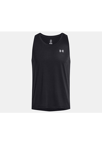 Ua Launch Singlet Erkek Koşu Atleti 1382585-001 Siyah fırsatları