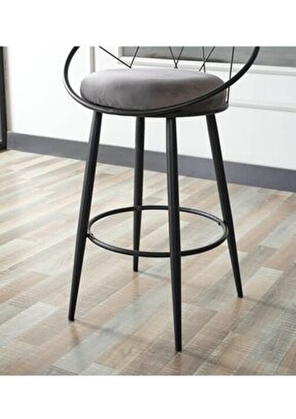 Relax Plus Tel Sandalye Modern Tasarım Kadife Oturumlu Mutfak-Cafe Metal Gövde fırsatları