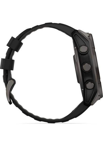 Fenix 8 – 51 mm Solar Sapphire Karbon Gri Dlc Titanyum ve Siyah/çakıl Grisi Silikon Kayış fırsatları