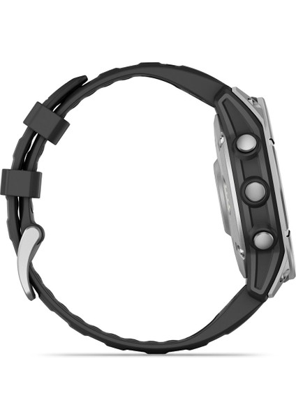 Fenix E – 47 mm Amoled Paslanmaz Çelik Siyah Silikon Kayışlı indirimleri