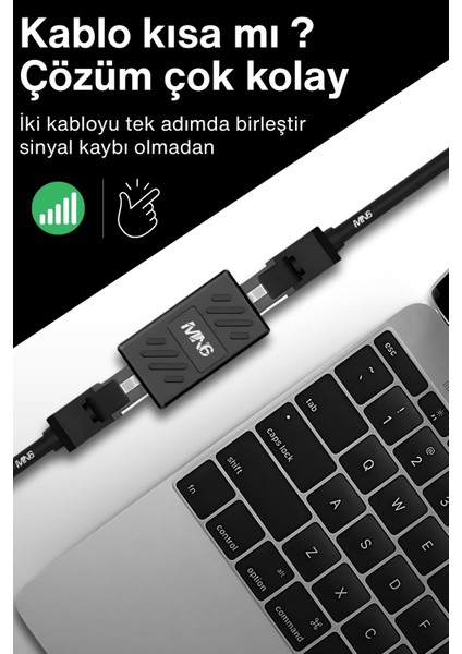 M13X Kablo BIRLEŞTIRICI/10 ADET-CAT5-CAT6-CAT7-CAT8-UYUMLU/LAN Kablosu Birleştirici Ara Aparatı fiyatları