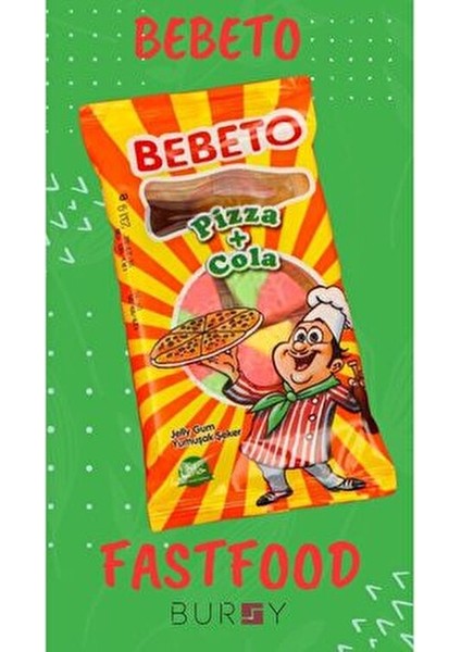 Fast Food Jelibon 36 Adet (Pizza&cola,hamburger,hotdog) fırsatları