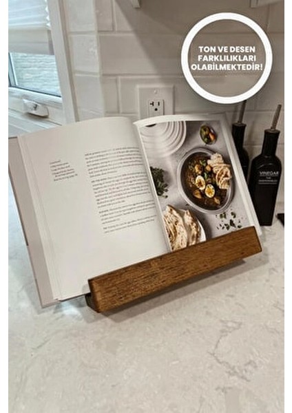 Ahşap Yemek Kitabı Standı, Yemek Kitabı Tutacağı, Kitap Standı modelleri