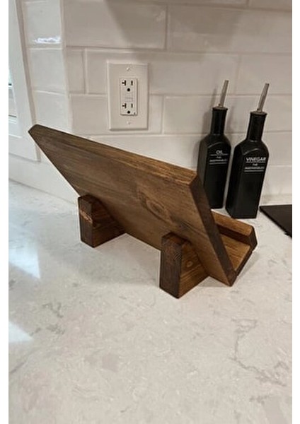 Ahşap Yemek Kitabı Standı, Yemek Kitabı Tutacağı, Kitap Standı