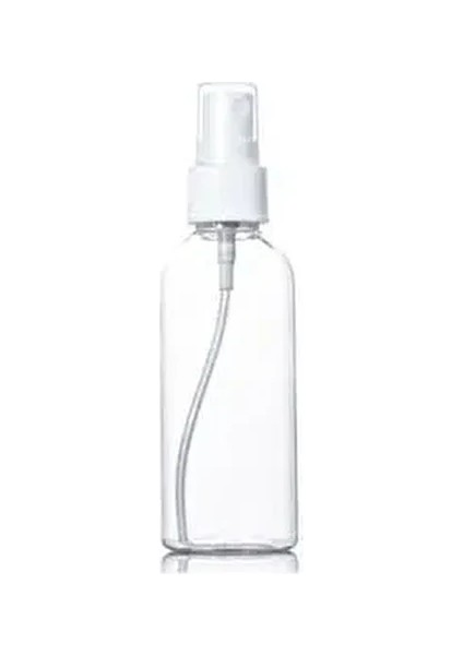 50 Adet Boş Sprey Şişesi 50 ml Sprey Başlıklı Pet Plastik Parfüm ve Kolonya Şişesi
