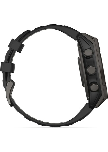 Garmin Fenix 8 - 47 mm Solar Sapphire Karbon Gri Dlc Titanyum Siyah/gri Silikon Kayışlı indirimleri