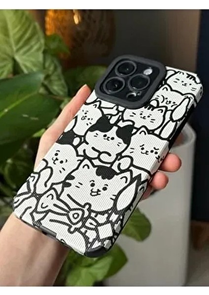 Iphone 14 Promax Kaplama Kediler Tasarımlı Kılıf fiyatları