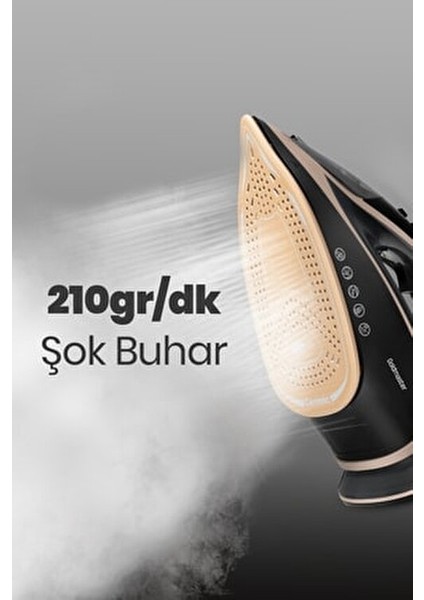 Ultrajett 3200W Seramik Tab. Kireç ve Damlama Önleme Sis. 3m Kablo ve 210 gr Etkili Şok Buharlı Ütü modelleri