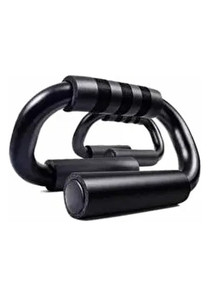 Siyah Max Tech Çelik Şınav Aparatı