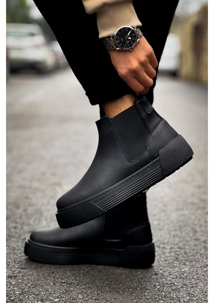 Erkek Siyah Lastikli Bot MN069 fiyatları