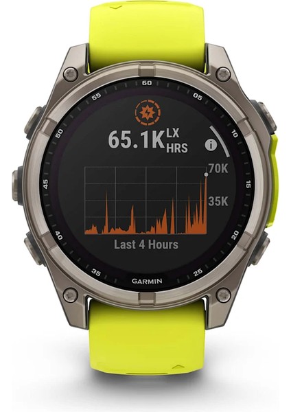 Garmin Fenix 8 - 47 mm Solar Sapphire Titanyum Amp Sarı/grafit Silikon Kayışlı fiyatları