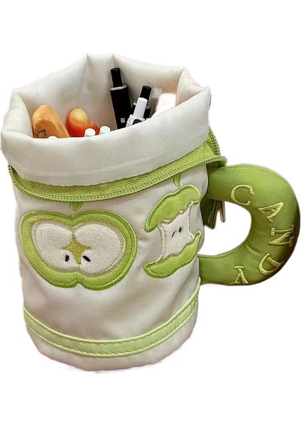 Silindirik Katlanabilir Büyük Kapasiteli Kalem Kutusu Saklama Çantası (Yurt Dışından)