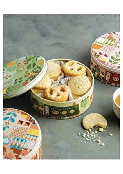 Tereyağlı Kurabiye Teneke Kutu 180 gr