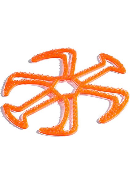 Xkgj Motosiklet Bisiklet Kaskları Için Esnek Silikon Baş Koruma Yastığı-Turuncu (Yurt Dışından)