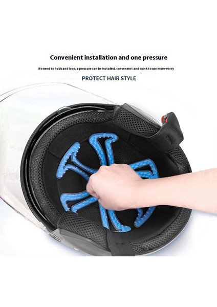 Xkgj Motosiklet Bisiklet Kaskları Için Esnek Silikon Baş Koruma Yastığı-Turuncu (Yurt Dışından) fırsatları